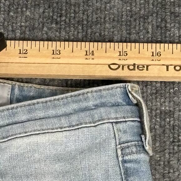 AG Adriano Goldschmied Jeans Womens 30 R Blue Legging Ankle Super Skinny Raw Hem - Picture 16 of 16